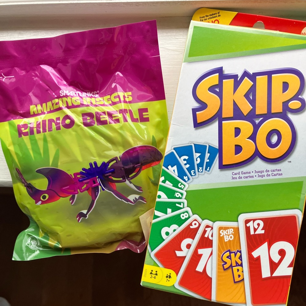 Kid’s Card Game Bug Rhino Beetles Crafts Bundle